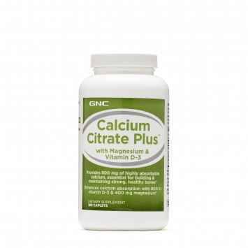 GNC CALCIUM CITRATE PLUS 檸檬酸鈣 180粒 CCP